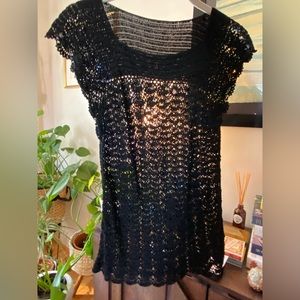 Vintage Crochet Style Top - From Spain